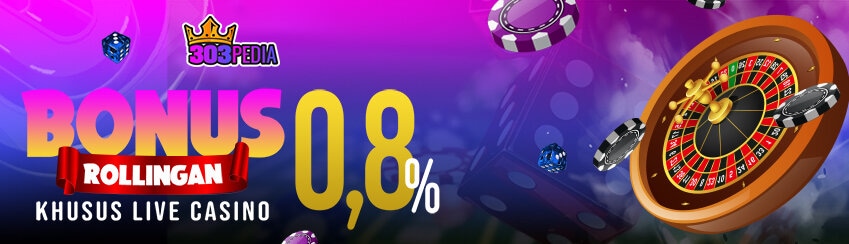 Bonus Live Casino 0,8%